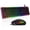 black, variant on Wired Keyboard and Mouse Combo, Usb Plug & Play Full Size Mechanical-Feel Keyboard with Rgb Rainbow Backlight, 6400 Dpi Adjustable Optical Wired Mouse, Compatible with Windows Mac PC Laptop -Pink