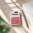 thumbnail image 7 of Cute Calculator, Basic Standard Calculators Small Digital Desktop Calculator ,Four Function Calculator for Teachers Students Basics Office, Small Handheld Calculators, Smart Calculator Pocket Size, 7 of 7