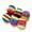 Vibrant Emoticons, variant on 6 Pcs Multicolored Crochet Knitted Juggling Balls Assorted Geometric Patterns Juggling Bean Bags Funny Footbags Kick Sack Toys for Indoor Outdoor Adults