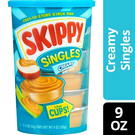 UPC 037600234757 product image for Skippy Singles Creamy Peanut Butter, 1.5 Ounce | upcitemdb.com