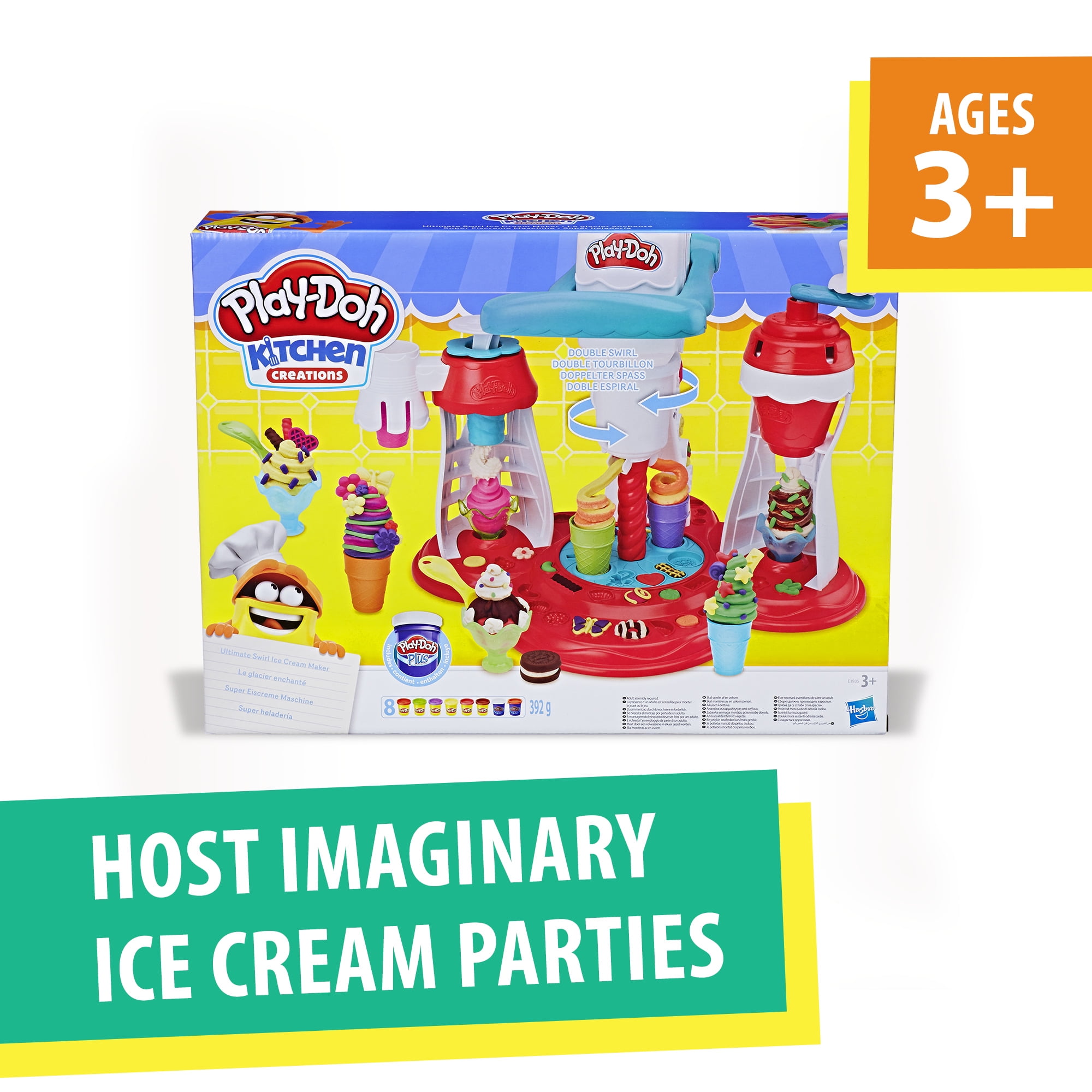  Kidtopus Playdough Kitchen Creations Ice Cream Playset
