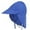 Blue, variant on LNMQLPDBS Toddler Baby Adjustable Sun Hat with Chin Strap Kids Summer-Outdoor Sunshade Hat Boys Girls Wide Brim Bucket Hat Sun Protection Hat with Neck Flap for Summer Adventure and Fishing