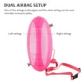 thumbnail image 2 of Bouée de Sécurité en PVC Double Remorquage Bouée Gonflable Sac de Sécurité pour Sports Nautiques, 2 of 8
