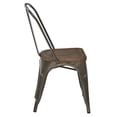 thumbnail image 3 of Office Star OSP Designs Dining Chair in Walnut (Set of 4), 3 of 4