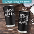 thumbnail image 3 of Difference Maker Gift, Thank You Gifts for Men, Employee Appreciation Gifts, Team Gifts for Employees, Farewell Gifts for Coworkers, Funny Coworker Gifts for Nurses, Teachers, Boss, 20oz Tumbler, 3 of 6