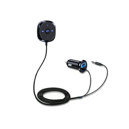 Bluetooth 3.0 Hands Free Car Kit Car Radio Receiver FM Transmitter for Apple iPod Apple iPhone Android Smartphones Music