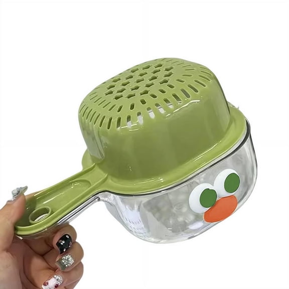 Fruit Washer Strainer Bowl with Handle,2 in 1 Fruit Washing Bowl with Strainer,Dual-Layer Veggie Colander Draining Basket,Vegetable Washing Draining Basket for Mini Berry Grape Washer