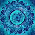 thumbnail image 2 of Diy 5d diamante pintura cristal flor 25*25cm Bricolaje pintura diamante--Flores de mandala, 2 of 5