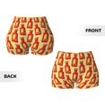 thumbnail image 3 of Sikiie Hot Chili Print Workout Shorts Women Scrunch Butt Gym Shorts Seamless High Waist Tummy Control Yoga Biker Athletic Shorts, 3 of 5