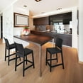 thumbnail image 2 of Compamia Maya Resin Counter Stool Black, Set of 2, 2 of 7