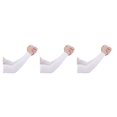 thumbnail image 3 of Jumpingount Protección Brazos de refrigeración Mangas para accesorios de verano Protección solar Protección Mangas solares blanco Type1 NO1, 3 of 6