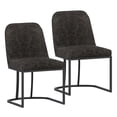 thumbnail image 6 of !nspire Modern Fabric Dining Chair, Set of 2-Color:Charcoal, 6 of 6