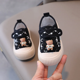 thumbnail image 4 of Zapatos de lona transpirables para niños, fondo sólido suave para niños y niñas, zapatos para caminar estacionales para niños pequeños, primavera y otoño, 4 of 5