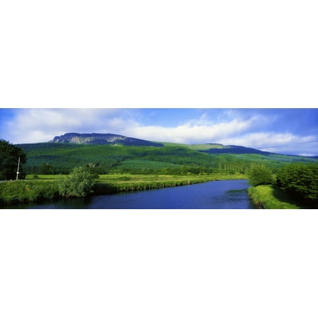 Plateau Collection 1 Light (River Roe Binevenagh Co Derry Ireland Basalt Plateau And River From Limavady Canvas Art - The Irish Image Collection Design Pics (35 x)