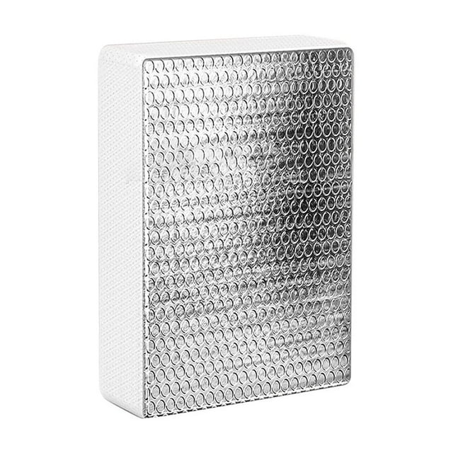 Isolant de Ventilation pour VR 22x14x3 Pouces Couverture d'Isolation de Puits de Lumière de VR Surface Réfléchissante en Aluminium Éponge d'Isolation Haute Élasticité Intégrée