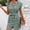 Green, variant on Morttic Women's Striped Romper with Flutter Sleeves – V-Neck Button Front Belted Waist with Pockets Casual Summer Daily Blue,S