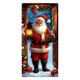 thumbnail image 2 of Cortina de poliéster, decoraciones navideñas, cubierta de puerta navideña, pancartas, Papá Noel, decoración exterior, tela colgante, cubiertas de puerta navideñas, decoraciones de Halloween, decoració, 2 of 6