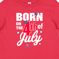thumbnail image 4 of Inktastic Born on the 4th of July Boys or Girls Baby T-Shirt, 4 of 5