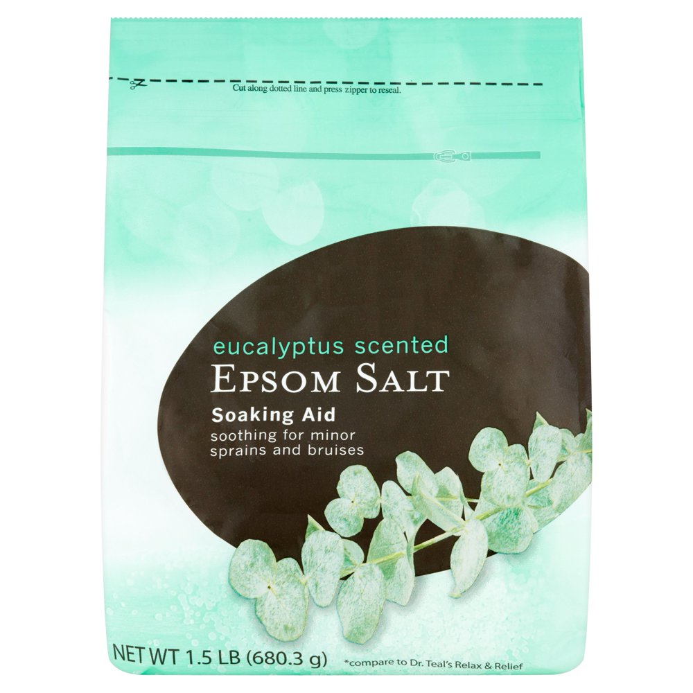 Eucalyptus Scented Epsom Salt Soaking Aid, 1.5 lb