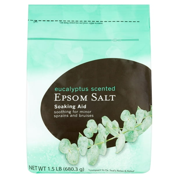 Eucalyptus Scented Epsom Salt Soaking Aid, 1.5 lb