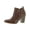 Walnut TXT, variant on Womens Polly Faux Leather Padded Insole Ankle Boots