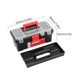 thumbnail image 3 of Caja de almacenamiento de herramientas de plástico de 12 5 pulgadas Gabinete de herramientas doméstico portátil Caja de trabajo, 3 of 6