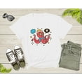 thumbnail image 4 of Cute Funky Hipster Cartoon Sea Ocean Octopus with Googles T-Shirt Octopus Lover Gift T Shirt for Men Women Kids Boys Girls Graphic Tshirt, 4 of 8