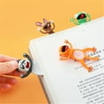 thumbnail image 3 of Frog+Dog Creative 3D Stereoscopic Animal Bookmark Funny Bookmark 2Pcs office supplies, 2X Animal Bookmarks Office&Craft&Stationery, Multi-color, 3 of 4