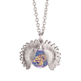 thumbnail image 1 of Constellation Capricornus Mexicon Gravure Collier de Tournesol Pendentif Médaillon Bijoux, 1 of 3