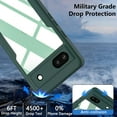thumbnail image 5 of KOMI Case for Google Pixel 6A, 360 Degree Full Body Rugged with Built-in Screen Protector Heavy Duty Protection Slim Fit Shockproof Cover for Google Pixel 6A Phone Case 6.1" (Green), 5 of 5