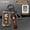 gun brown buckle, variant on Zinc alloy Car Remote Key Case Cover Shell For Volvo A 3 buttons key case S60 S90 XC40 XC60 XC90 V60 V90 C40 Accessories
