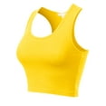 thumbnail image 1 of MixMatchy Women's Cotton Basic Sleeveless Racerback Sports Crop Tank Top, 1 of 4