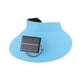thumbnail image 5 of Sombrero con visera y ventilador para adultos, parte superior vacía, protección solar portátil para viajes Azul, 5 of 9