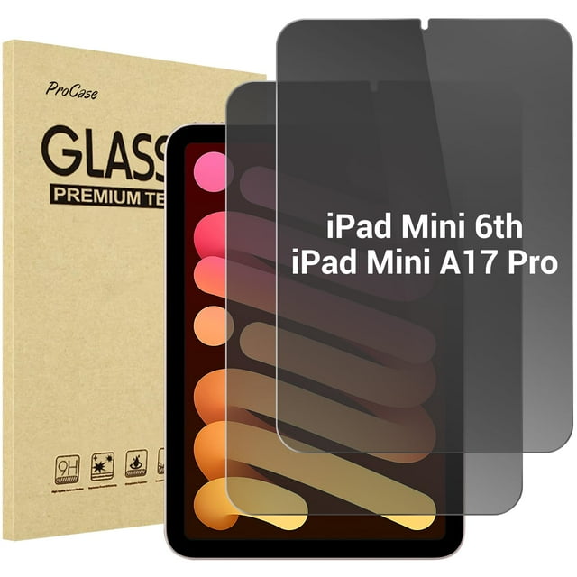 Protector de pantalla de privacidad ProCase para iPad Mini de 7.ª y 6.ª generación