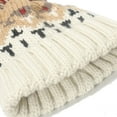 thumbnail image 4 of FAWUUDO Women's Winter Beanie Warm Hat with Pom PomThermal Fleece Lined Knit Cap Thick Cable Slouchy Soft for Ski Cold Weather White, 4 of 4