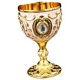 thumbnail image 5 of Metal Cup Goblet 30ml Durable for Collection, Decor Travel Goblet Style B, 5 of 9