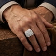thumbnail image 5 of Pompeii 5Ct TW Men's Round Diamond Pave Ring Gold Lab Grown (F/G,VS1-VS2), 5 of 6