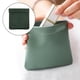 thumbnail image 5 of Kearding Bolsa de cuero portátil impermeable multiusos bolsillo pequeño conveniente delicado Mini bolso monedero almacenamiento niñas Almacenamiento y organización del hogar Verde negruzco Kearding HA076776-04, 5 of 6