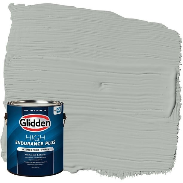 Glidden High Endurance Plus Exterior Paint and Primer, Dusty Miller