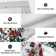 thumbnail image 6 of Gray Christmas Outdoor Rug for Patio/Deck/Porch, Non-Slip Large Area Rug 6 x 9 Ft, Snowman Snowflake Xmas Tree Indoor Outdoor Rugs Washable Area Rugs, Reversible Camping Rug Carpet Runner, 6 of 8