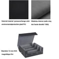 thumbnail image 4 of SCZ Caja de almacenamiento de tarjetas para tarjetas coleccionables, más de 1200 estuches para tarjetas Commander de cuero PU, tarjetero con cierre magnético apto para tarjetas de juego, 4 of 5