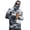 Gray_005, variant on Domuza Hooded Sun Shirts for Men UPF 50+ Fishing Blouses Long Sleeve UV Rash Guard Cooling Lightweight Hoodies with Mask Royal Blue 3XL