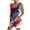 D-Multicolor, variant on Womens 4th of July Rompers Womens Rompers for Summer Women's Jumpsuits Womens Rompers and Jumpsuits Women's Comfortable Casual Suspender Independence Day Printing Shorts Pocket Jumpsuit Shorts