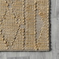 thumbnail image 4 of nuLOOM Liesha Moroccan Jute Blend Area Rug, 8' x 10', Natural, 4 of 9