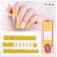 thumbnail image 1 of Uñas postizas a presión, regalos para mujeres, nuevas uñas postizas reutilizables desmontables con punta larga, parches para usar, fijas y fáciles de usar., 1 of 2
