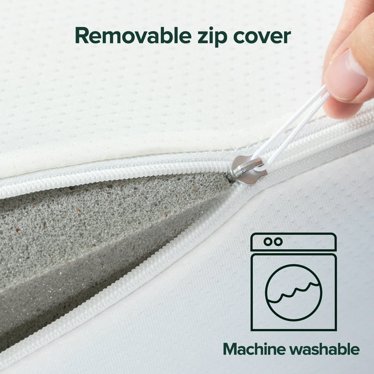 Allswell 3" Covered Memory Foam Mattress Topper, Queen