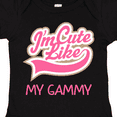 thumbnail image 4 of Inktastic Cute Like My Gammy Girls Baby Bodysuit, 4 of 5