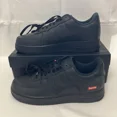 thumbnail image 2 of Ni&ke Air Force 1 Low Supreme Shoes CU9225 001 Triple Black Sz 12.5, 2 of 6