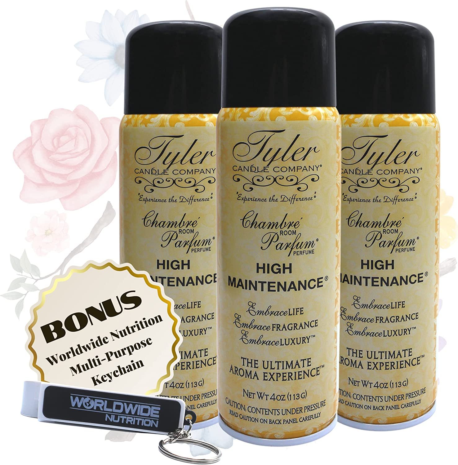 Tyler Candle Company High Maintenance Signature Fragrance Chambre