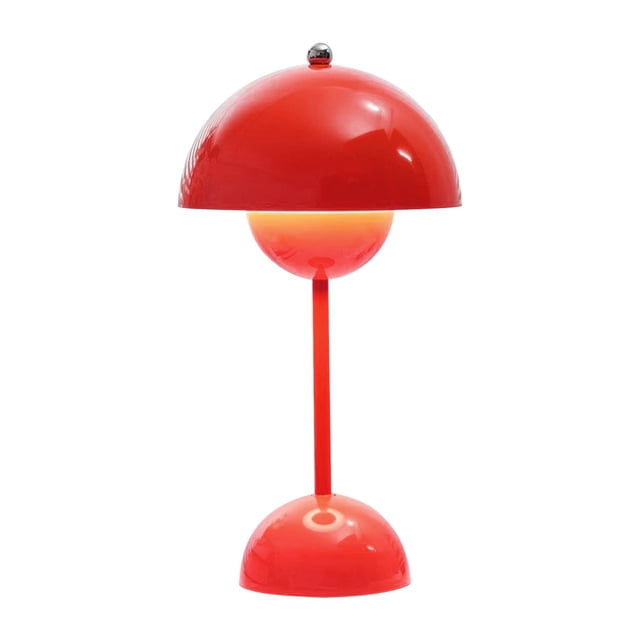 Puntoco Lámpara de mesa nórdica danesa con forma de capullo de flores, sala de bodas, dormitorio, decoración de escritorio, lámpara, lámpara de noche (recargable)